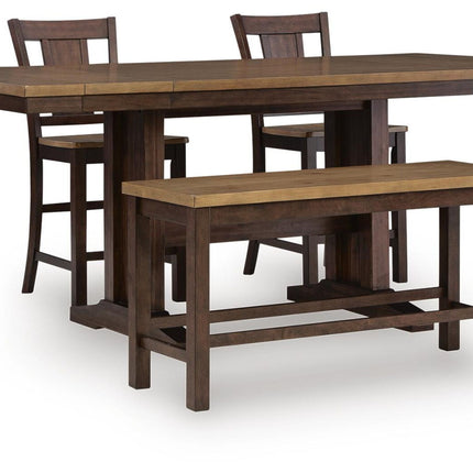 Rylandeen - Counter Height Extension Dining Table Set