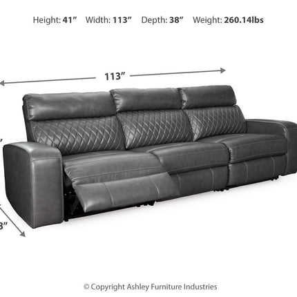 Samperstone - Power Reclining Sectional