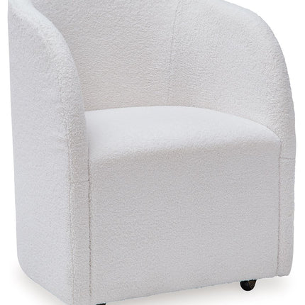 Rowanbeck - Dining Upholstered Arm Chair (Set of 2) - Ivory