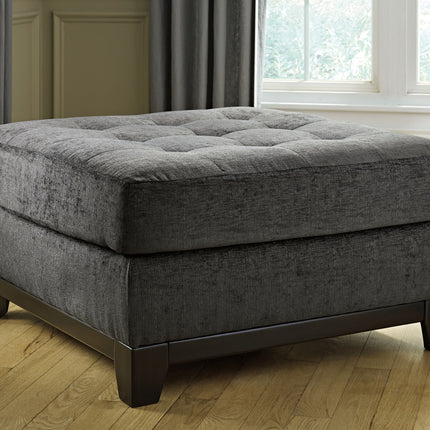 Reidshire - Oversized Accent Ottoman - Steel