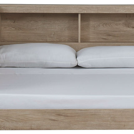 Oliah - Bookcase Storage Bed