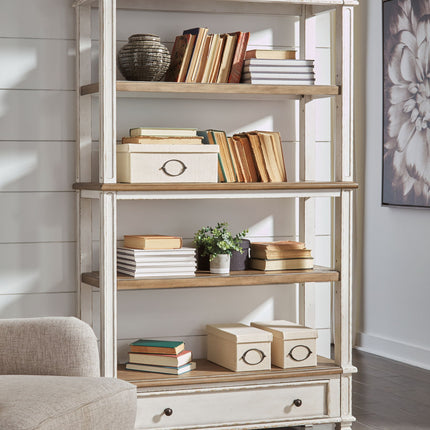 Realyn - Bookcase - Brown / White