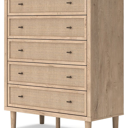 Cielden - Five Drawer Wide Chest - Two-Tone