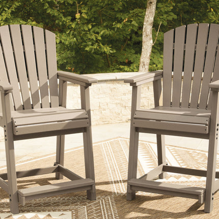 Seacliff Beach - Barstool (Set of 2) - Medium Brown