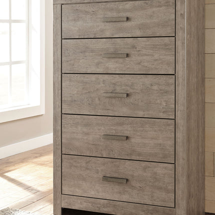 Culverbach - Five Drawer Chest - Gray