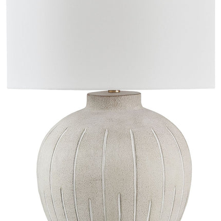 Calbert - Poly Table Lamp - Warm Gray