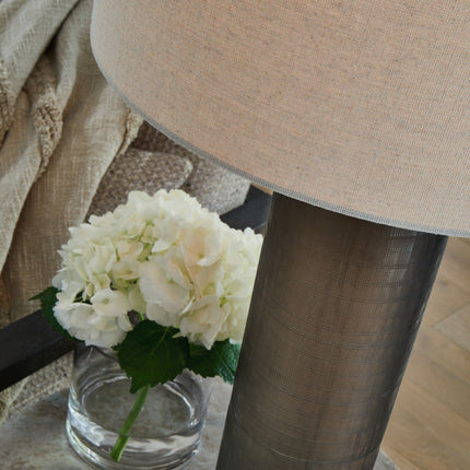 Dingerly - Glass Table Lamp - Brown