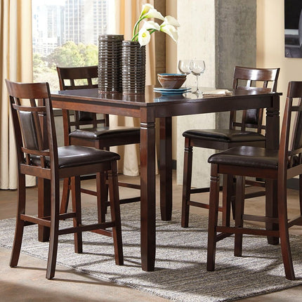 Bennox - DRM Counter Table Set (Set of 5) - Brown