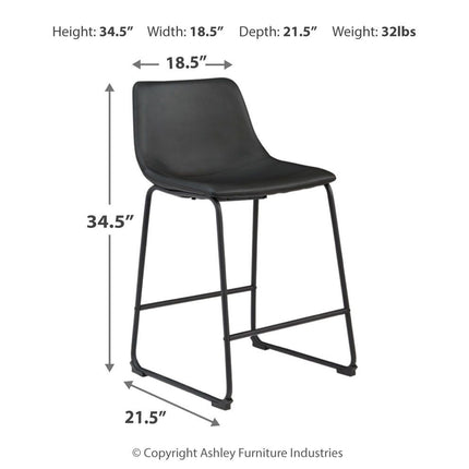 Centiar - Upholstered Barstool (Set of 2)