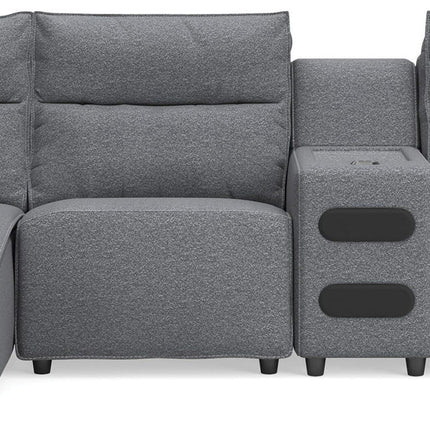 Modmax II - Reclining Sectional - Salt And Pepper