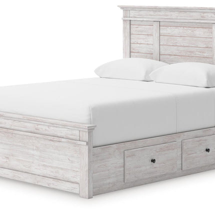 Makidern - Panel Storage Bed