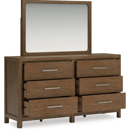 Cabalynn - Dresser And Mirror - Light Brown