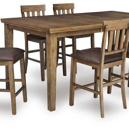 Urbinforte - Counter Height Extension Dining Table Set