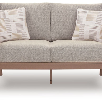 Grover Beach - Loveseat With Cushion - Driftwood