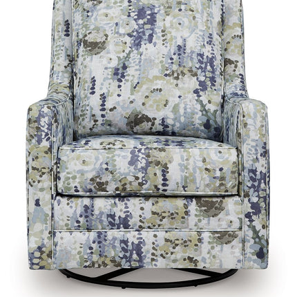 Dustinford - Swivel Glider Accent Chair - Multi