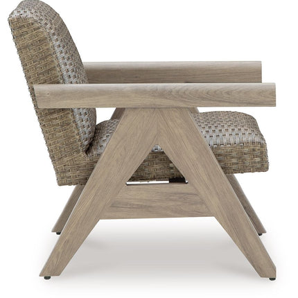 Cliff Trails - Rocking Lounge Chair - Beige