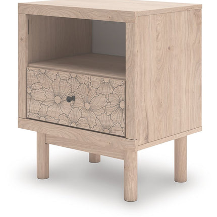 Arloster - One Drawer Night Stand - Tan