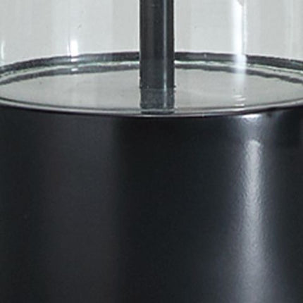 Kerrbrook - Glass Table Lamp - Clear / Black