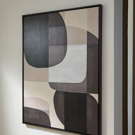 Kesleigh - Wall Art - Black / White