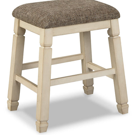 Bolanburg - Upholstered Stool (Set of 2) - Beige