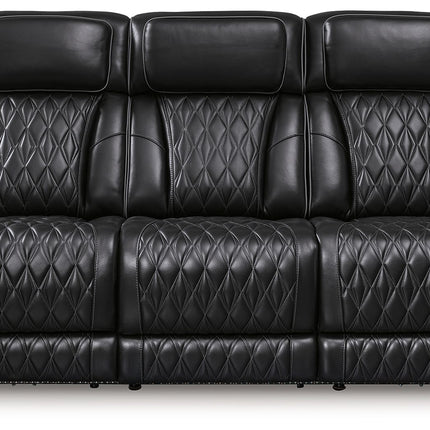 Boyington - Power Reclining Sofa With Adj Headrest
