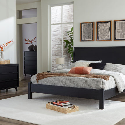 Danziar - Panel Bed With Low Footboard Set