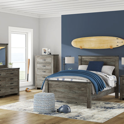 Frandern - Bedroom Mirror - Gray