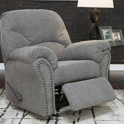 Allmaxx - Rocker Recliner - Pewter