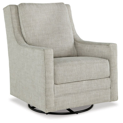 Kambria - Swivel Glider Accent Chair - Fog