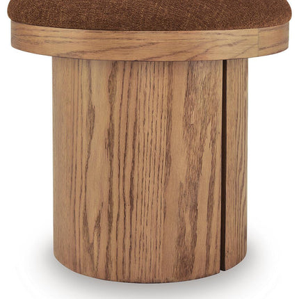 Lewisen - Accent Ottoman - Clay