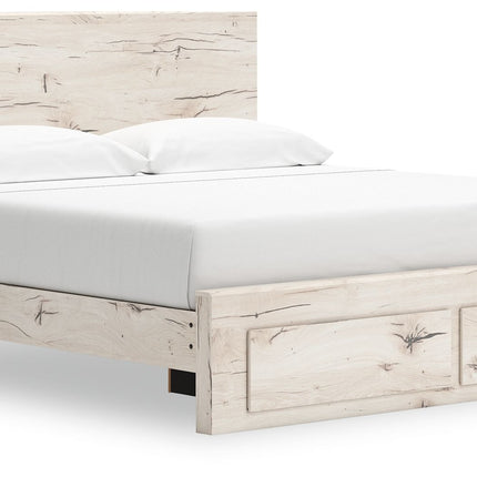Lawroy - Panel Bed With Storage