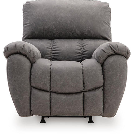 Bakerstein - Power Rocker Recliner With Adjustable Headrest - Galaxy