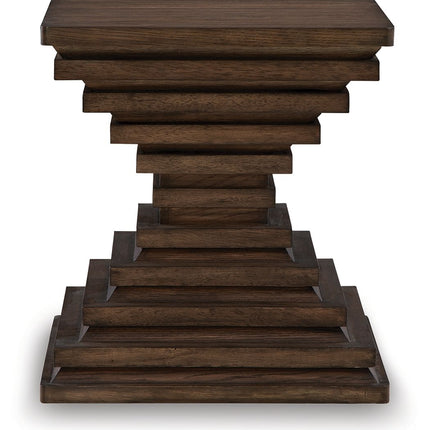 Hannodream - Square End Table - Warm Brown