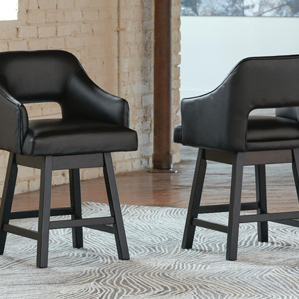 Tallenger - Upholstered Swivel Barstool (Set of 2)