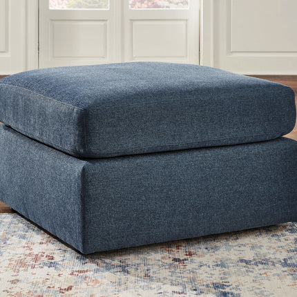 Modmax - Oversized Accent Ottoman - Fabric - Ink
