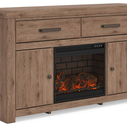 Garistyn - TV Stand With Fireplace Option