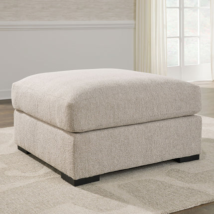 Ballyton - Oversized Accent Ottoman - Sand