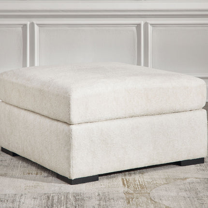 Chessington - Oversized Accent Ottoman - Ivory