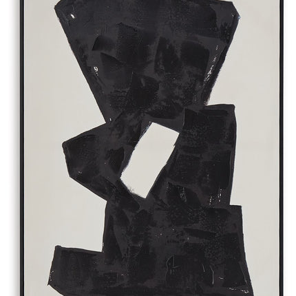 Garviery - Wall Art - Black / Cream