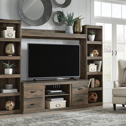 Trinell - 4-Piece Entertainment Center With 60" TV Stand