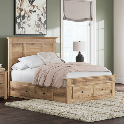 Makidern - Panel Storage Bed