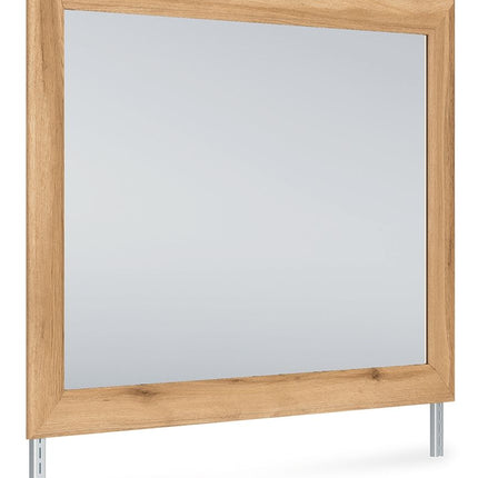 Aleaport - Bedroom Mirror - Warm Brown
