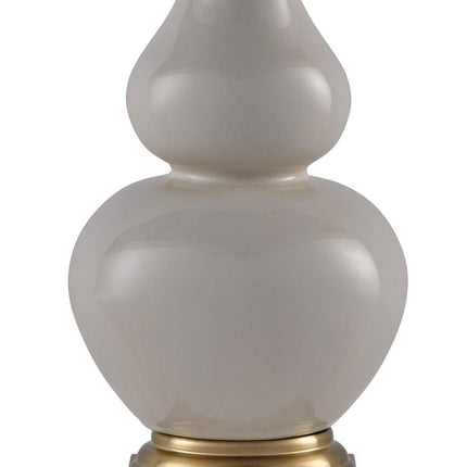 Weswick - Ceramic Table Lamp - Cream / Gold Finish