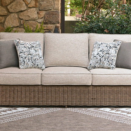 Laguna Heights - Sofa With Cushion - Beige