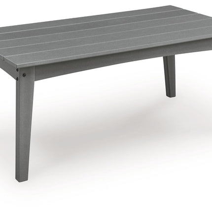 Cove Beach - Rectangular Cocktail Table - Gray