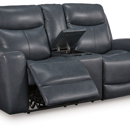 Next Move - Power Reclining Loveseat With Console / Adjustable Headrest