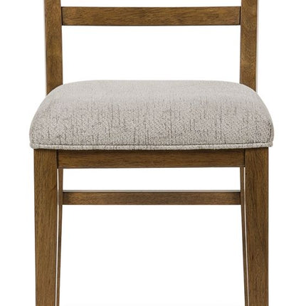 Cabalynn - Upholstered Barstool (Set of 2) - Oatmeal / Light Brown