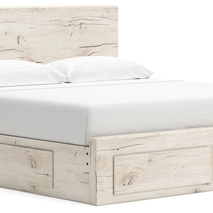 Lawroy - Panel Bed With Storage