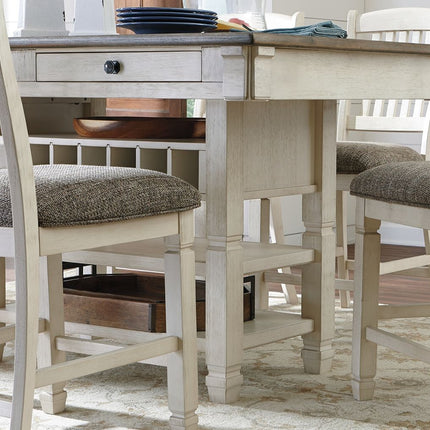 Bolanburg - Rectangular Dining Room Counter Table - Beige