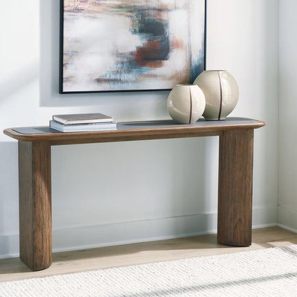Dontayne - Sofa Table - Warm Brown